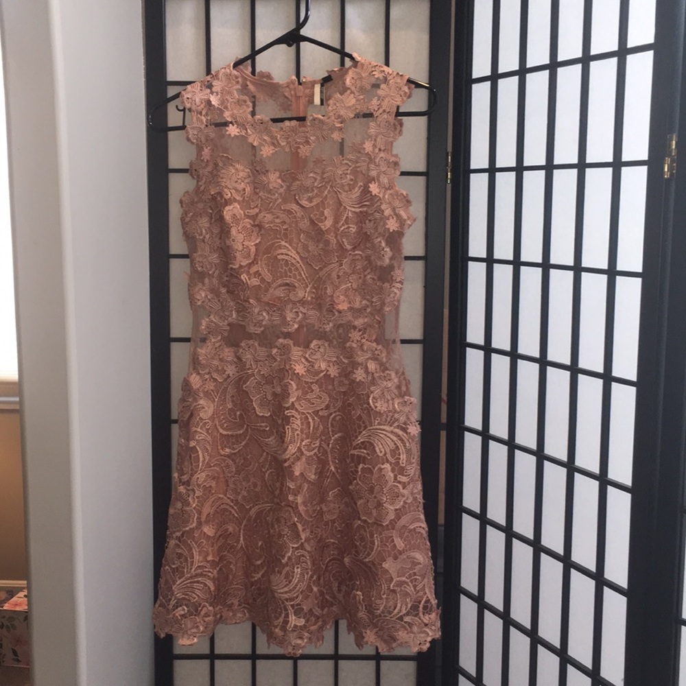 Blush/Nude Top Shop Dress
